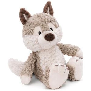NICI 49953 Knuffeldier Wolf Winny, 70 cm, grijs, knuffeldier, zacht pluche, schattig pluche dier om te knuffelen en te spelen, voor kinderen en volwassenen, geweldig cadeau-idee