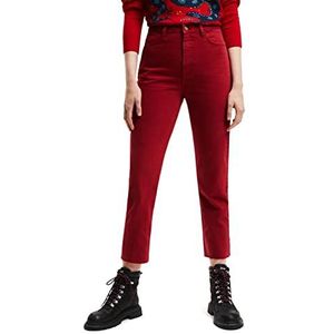 Desigual Dames Denim_Javiera, 3028 Cereza Jeans, rood, 16