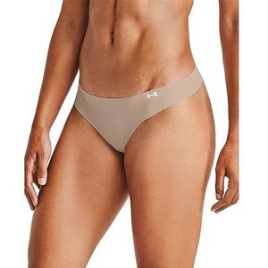 Under Armour PS Thong Dames Boxer Jock, Zwart / Beige / Graphit, S