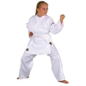 Kwon Unisex kindervechtsportpak karate basic pak, wit, 120 EU