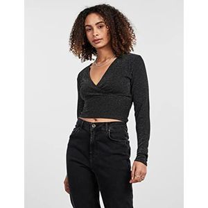 PIECES Lina Cropped V-hals top