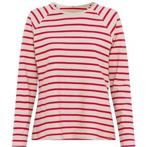 camel active T-shirt voor dames, Magnolia Stripe, XS