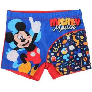 MICKEY, zwembroek, rood, strand, zwemmen, zomer, comfort, bedrukt, kinderen, jongens, meisjes, maat 2/3A - model MIC36-0371 S1-2/3A