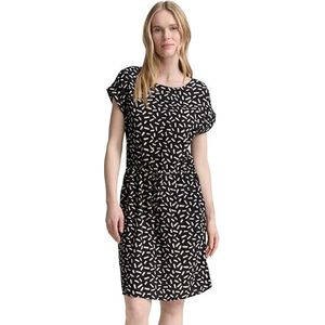 TOM TAILOR Damesjurk, 38311 - Black Champagne Minimal, 36