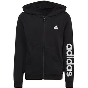 Adidas - Lin Sweatshirt - Hoodie - Zwart - 77% Katoen, 23% Gerecycled Polyester