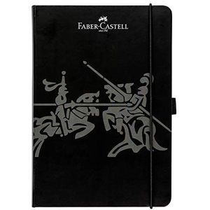 Faber-Castell 20502 - notitieboek, 145 x 210 mm, FSC-mix, geruit, zwart, 1 stuk