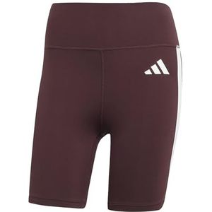 Optime Essentials - Korte Legging - Bordeaux - Adidas