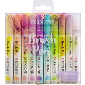 Ecoline Brush Pen set 10 - Pastel