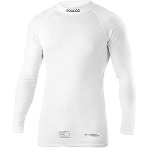 Sparco T-shirt met lange mouwen R571, wit, XS/S