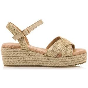 MTNG LITA 59553 Damessandalen met sleehak, Yute Oro 251, 36 EU