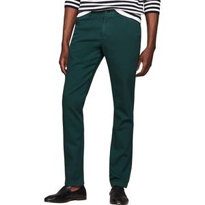Tommy Hilfiger Heren Broek Bleecker Slim Fit Chino, Groen (Hunter), 28W / 30L