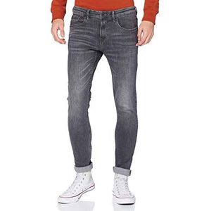 TOM TAILOR Denim Uomini Skinny Culver Stretch Jeans 1020484, 10210 - Grey Denim, 28W / 34L