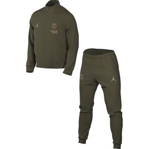 Nike Heren trainingspak Psg Mnk Df Strk Trk Suit W 4Th, Rough Green/Hemp, FD7120-327, XL