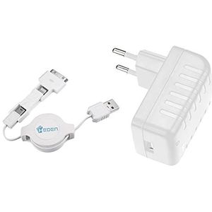 Heden ACCHAD3E12 3-in-1 micro-USB-oplader voor iPhone 4/4S/5/5S