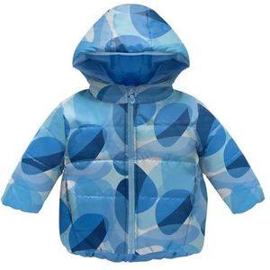 Pinokio Baby Jongens Winter en Toddler Down Jacket, Blue W23, 80 cm