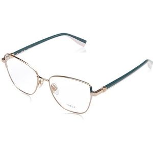 Furla Eyeglass Frame VFU727 Shiny Copper Gold 54/17/135 damesbril, Glanzend koper, goud, 54/17/135