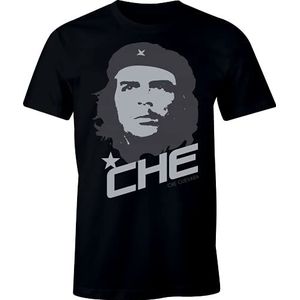 Che Guevara T-shirt voor heren, zwart, S