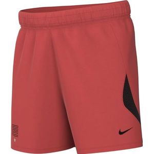 Nike Unisex Kinder Shorts K Nk Df Fc Short, Track Red/Black/Emerald Rise/Black, FD3143-631, XL