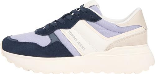 Tommy Jeans - Sneakers - Beige / Marine / Lichtblauw / Wit
