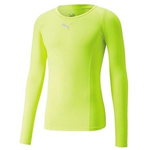 Puma - LIGA Baselayer T-shirt - Lime - Polyester/Elastane - Lange Mouwen