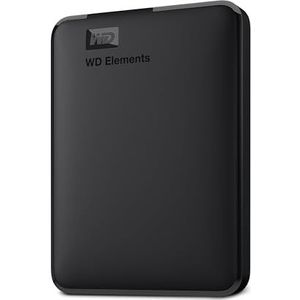 WD - Elements - Draagbare Harde Schijf - Zwart - 1 TB - USB 3.0