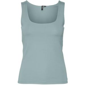 VERO MODA Dames Vmmillion Sl Square Top 2-Way JRS Noos, Gray Mist, XS