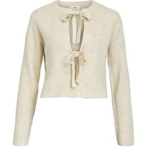 Objparvi Knit Cardigan Noos, Sandshell/detail: melange, S