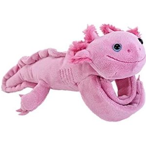 Wild Republic Huggers Axolotl, klikarmband, cadeau voor kinderen, pluche speelgoed, vulling is gesponnen gerecyclede waterflessen, 20 cm