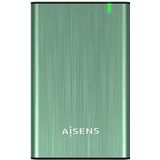 AISENS - ASE-2525SGN - externe harde schijf behuizing voor 2,5 inch SATA A USB 2.0/USB 3.0/USB 3.1 GEN1, lentegroen