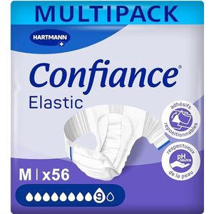 Confiance - Elastic - Maandverband - 4 x 14 eenheden - Absorptiegraad 9 druppels