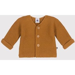 Petit Bateau Vest met lange mouwen, uniseks, baby, koper, 6 maanden, Koper, 6 Maanden