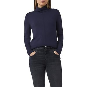 comma casual identity - Trui - Marine - Aansluitende Pasvorm - Lange Mouw