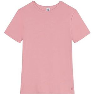 Petit Bateau T-shirt met korte mouwen voor dames, Roze, XXS
