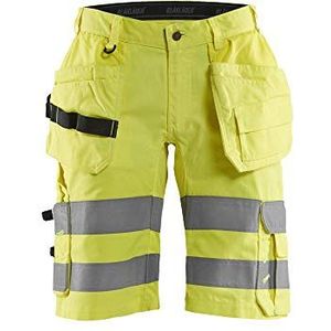 Blaklader 158618113300C50 shorts met hoge zichtbaarheid met stretch, High Vis Geel, maat C50