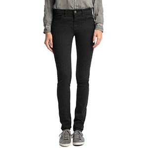 ESPRIT Dames slim broek stretch fashion broek, zwart (black 001), 44W x 30L