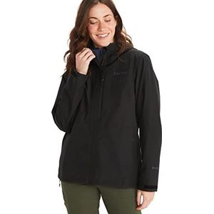 Marmot Women's Minimalist Jacket, Waterproof GORE-TEX Jacket, Lightweight Rain Jacket, Windproof Raincoat, Breathable Windbreaker, Ideal for Running and Hiking, Black, M