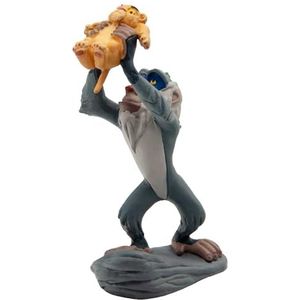 Bullyland 12256 - speelfiguur aap Rafiki met Simba uit Walt Disney De Leeuwenkoning, ca. 9,8 cm, detailgetrouw, ideaal als klein geschenk voor kinderen vanaf 3 jaar