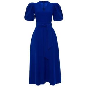 Swing Fashion Icon_kobalt cocktailjurk voor dames, blauw, 34