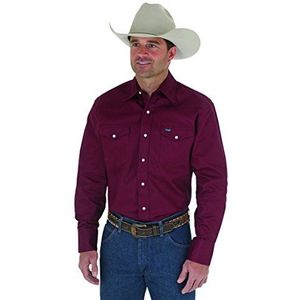 Wrangler Performance Snap herenshirt met lange mouwen, 3XL
