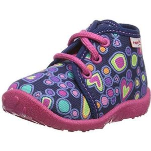 Superfit Spotty pantoffels voor meisjes, Blauw 8200, 26 EU