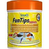 Tetra FunTips tabletten, zelfklevende voedertabletten als hoofdvoer voor alle siervissen, verhogen de kleurkracht en zorgen voor gezonde en vitale vissen, diverse maten
