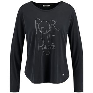 KEYLARGO Forever Round T-shirt voor dames, zwart (1100), XS