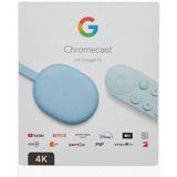 Google, Chromecast met, TV (4K) Sky - Brengt entertainment via spraak zoeken naar je tv. Stream films, series of Netflix in maximaal 4K HDR-kwaliteit. Eenvoudig te installeren