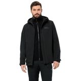 Jack Wolfskin Taubenberg 3-in-1 jas, zwart, XL heren, Zwart, XL