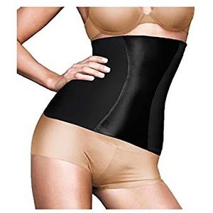 Maidenform Dames taillekorset EASY UP COLLECTION tailleknipper FIRM CONTROL, zwart, XL