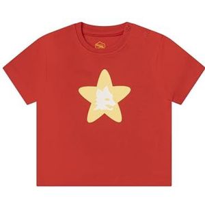 CHAPS Merchandising GmbH Rood T-shirt met bedrukte stervormige kraag, 3-6 maanden, Rood, 3-6 Maanden