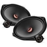 Pioneer TS-D69C, 2-weg autoluidsprekers, volledig bereik, heldere geluidskwaliteit, eenvoudige installatie en verbeterde basrespons, 6 x 9 inch luidsprekers, zwart
