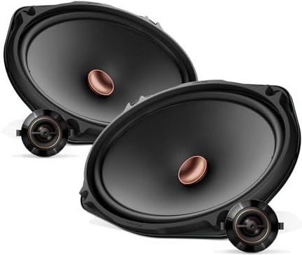 Pioneer TS-D69C, 2-weg autoluidsprekers, volledig bereik, heldere geluidskwaliteit, eenvoudige installatie en verbeterde basrespons, 6 x 9 inch luidsprekers, zwart