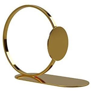 Cooee Design Boek Ring 15cm messing boekenstandaard, roestvrij staal, messing, 15 cm