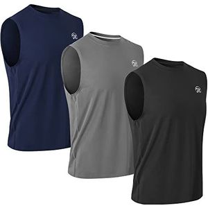 MEETWEE sportshirt voor mannen, hardloopshirt korte mouw mesh functioneel shirt ademend shirt korte mouw sportshirt trainingsshirt voor mannen